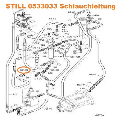 Still 0533033 schlauchleitung - still,