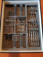 Wirths Besteck Toledo, 55-tlg., hartvergoldet (Ess- sowie Kuchenbesteck etc.)