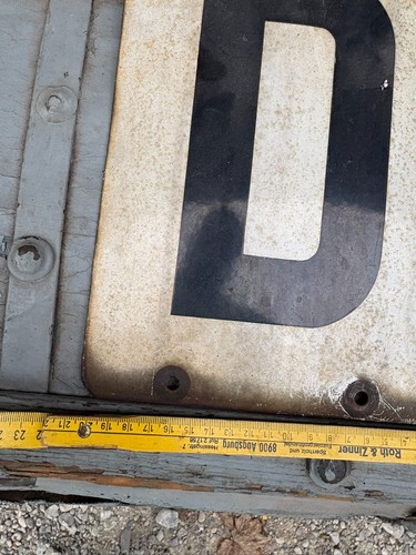 Ddr reichsbahn schild blech - reichsbahn,