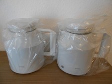 Thermoskanne, Isolierkanne, Privileg, weiß, Teeeinsatz, 2 Stück, NEU