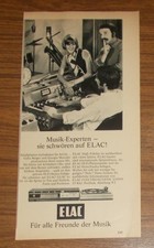 Seltene werbung vintage elac - vintage,