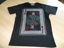 T-Shirt Gr. S schwarz mit Glitzer  "Spielkarte Joker" Gr. S von Reason