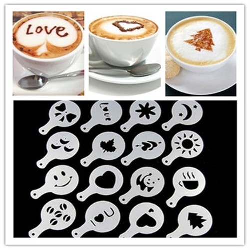 Stück latte art schablonen - 32,