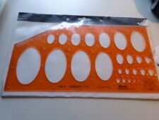 Zeichenschablone marabu Ellipsen - ISOMETRIC 1 : 1,7