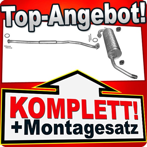 Auspuff für toyota rav - toyota, 4
