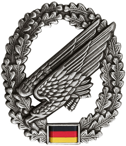 Aufkleber fallschirmjäger - aufkleber, bw