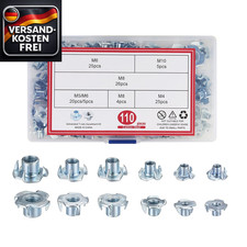 Einschlagmuttern Set M4-M10