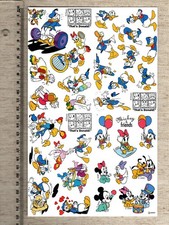 Aufkleber/Sticker Donald Duck Micky Maus Sticker Disney