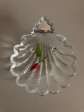 Bleikristall Glasschale mit Silbermontierung_Kaviar_Konfekt_Butter_Anbieteschale