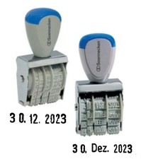 Datumstempel Stempel aus