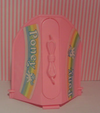 Mein kleines Pony G1 Zubehör - rosa Markiese für Schaukel aus der Babystube