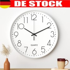 30cm Lautlos Wanduhr Ohne