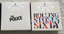 Royal Mint Music Legends UK £2 1oz Silber PP Farbmünze George Police Stones