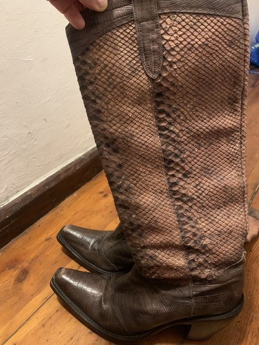 Echt schlange cowboy boots - echt,