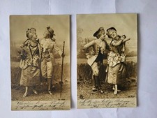 AK Echtfoto Barock Kleidung Kat. Paris 1901 gelaufen