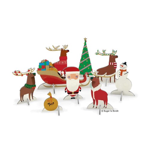 Adventsdekoration - 3d,