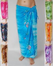 Sarong PREMIUM QUALITÄT in verschiedenen Farben, Pareo Wickeltuch Lungi Sarongs
