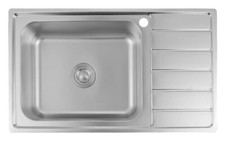 1x Küchenspüle Edelstahl 304