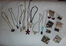 Schmuck-Paket, 17-Teilig, Ketten und Ohrringe, Neuware, Modeschmuck