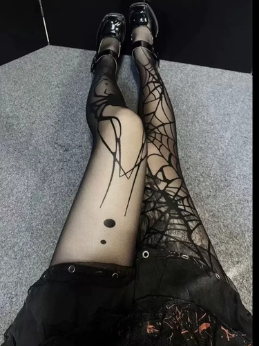 Gothic fishnet strumpfhose - fishnet,