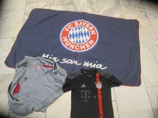 Adidas FC Bayern München Konvolut Trikot + Jacke Gr. 128 + Handtuch