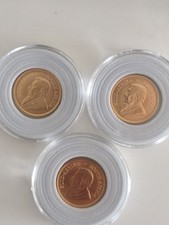 Krügerrand 3x  1/10 Oz Gold