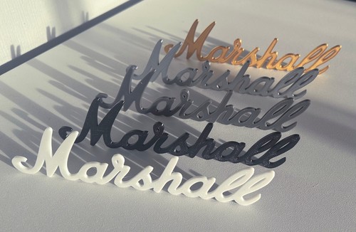 Marshall logo badge - marshall,