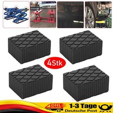 4X Gummiklotz Gummiklötze Gummiauflage Gummiteller Gummiblock Satz für Hebebühne