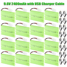 2400mAh 9,6V NiMH Akku Tamiya Stecker Batterie mit USB Ladekabel Für RC Car Auto