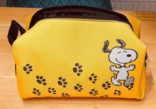 Snoopy Peanuts - Kulturbeutel Kosmetiktasche Makeup-Tasche - gelb **NEU+OVP**
