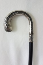 Antik Spazierstock   Silber