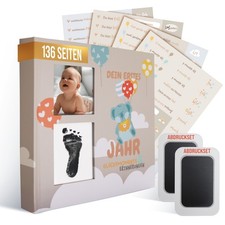 Babyalbum "Dein erstes Lebensjahr" mit Abdruckset + Aufkleber, Fotoalbum