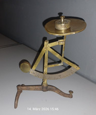 Antike Messing Briefwaage mit