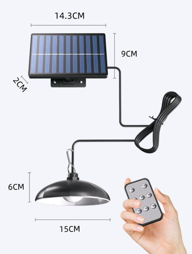 Solar led hängelampe - hängelampe,