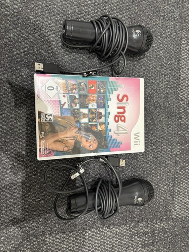 Wii sing 2x - 4, logitech