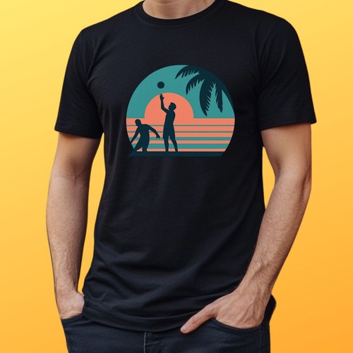 Herren shirt beach - t-shirt,