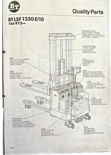 Ersatzteilbuch bt - ersatzteilbuch,
