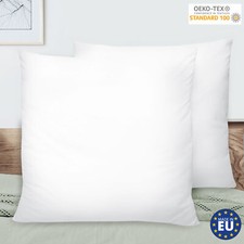 2er Set Kopfkissen Kissen Microfaser 80X80cm Hotel Bettkissen Mikrofaser Öko Tex