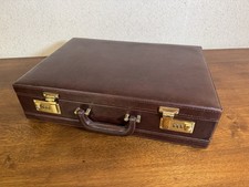 Vintage Aktenkoffer mit Zahlenschloss – braun, klassisch elegant