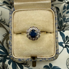 Vintage 9k massiver Gelbgold