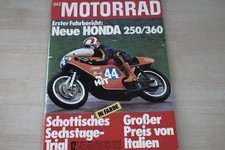 2) Motorrad 12/1974 - Honda CB