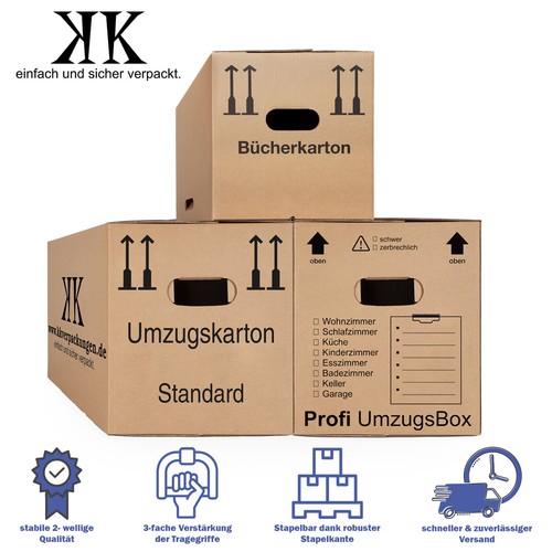 Umzugskartons profi wellig - profi, 2