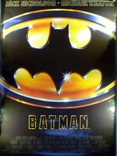 Batman - Jack Nicholson - Michael Keaton - Filmposter 120x80cm gerollt