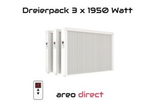 Elektroheizung 3x1950W Heizung direct Flächenspeicherheizung Schamotte 10%Rabatt