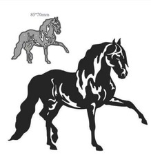 Pferd Metall Präge Stencil