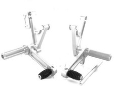 DBK Fußrastenanlage, silber -