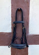 Kandare, Kandarenzaum, inkl.  Zügel, Cob/VB, schwarz