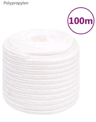 100m bootsseil schiffstau - 100m,