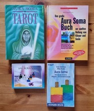Aura Soma Bücher u. Kartenset 4-tlg. / Farbenlehre Chakra Esoterik Equilibrium 