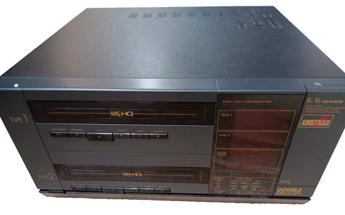 Amstrad doppelvideorecorder - amstrad,